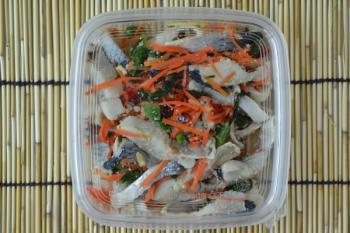 秋田水産(秋田水産)/【にしんはなやか】 【ご家庭用200ｇ×２個セット】 【甘酢仕立】 【通販価格】 お店で大人気、甘酢とニシン、人参、菜の花、生姜、数の子の絶品オカズ！